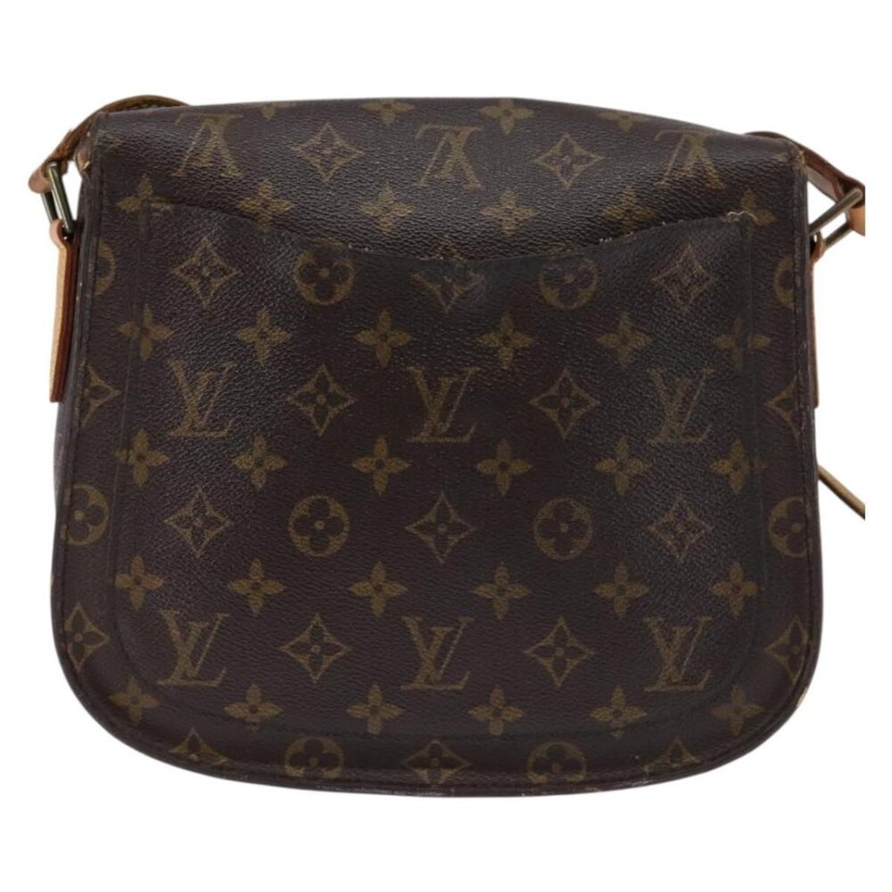 Authentic LOUIS VUITTON Monogram Saint Cloud GM Shoulder Bag M51242 LV - Picture 9 of 16